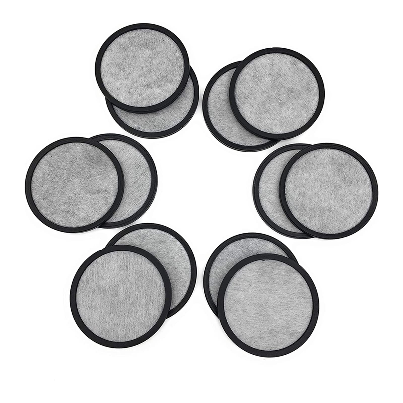 12 Premium Charcoal Water Filter Disks - Replacement For ALL Mr. Coffee Machine Models
