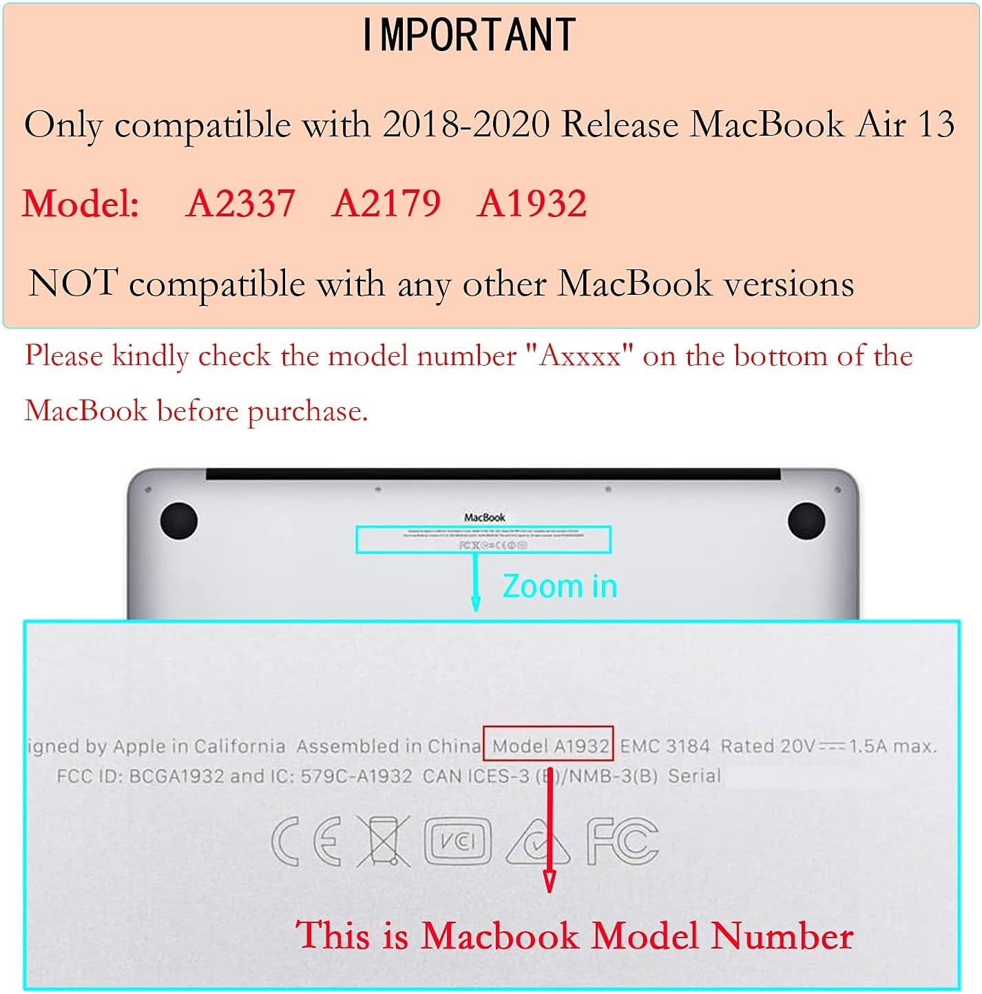 LanBaiLan Laptop Plastic Hard Shell Protective Case, Compatible for New MacBook Air 13 inch 2020 2019 2018 Release A2337 M1 A2179 A1932 Retina Display with Touch ID & Keyboard Cover, Aesthetic Flower image 2 of 7 B09FJQPC32