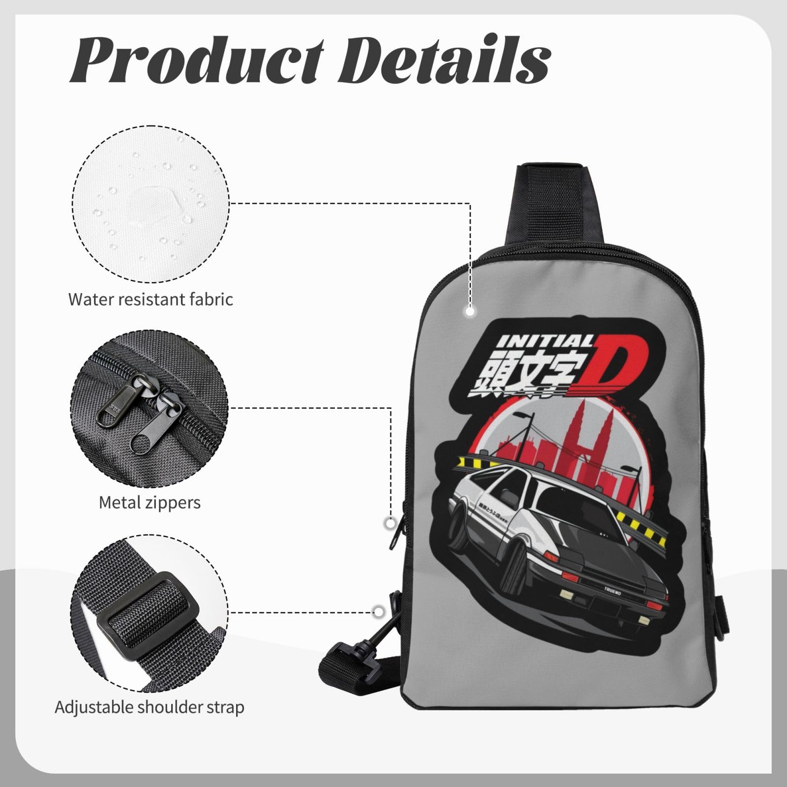 Amazon.co.jp: ボディバッグ 頭文字d イニシャル D ae86
