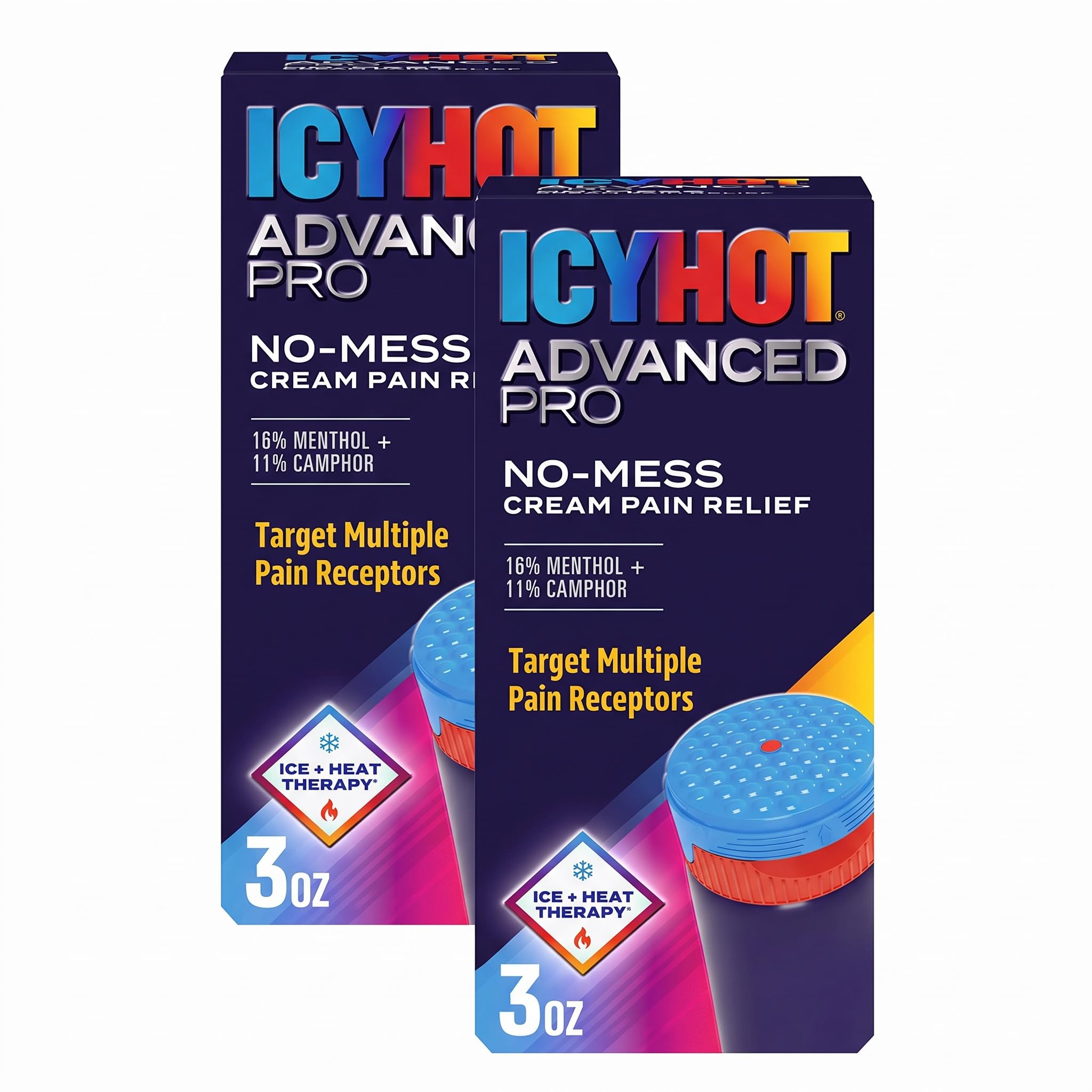 Icy Hot Advanced PRO Pain Relief No-Mess Cream, Massaging Applicator, 3 oz — Amazon image 11