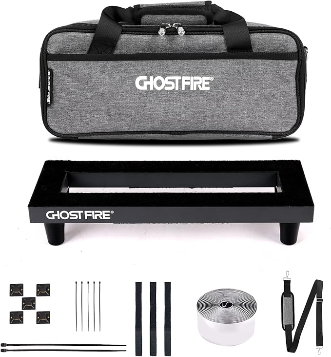 Ghost Fire Guitar Pedal Board 0.7 lb Aluminium Super Light Effect