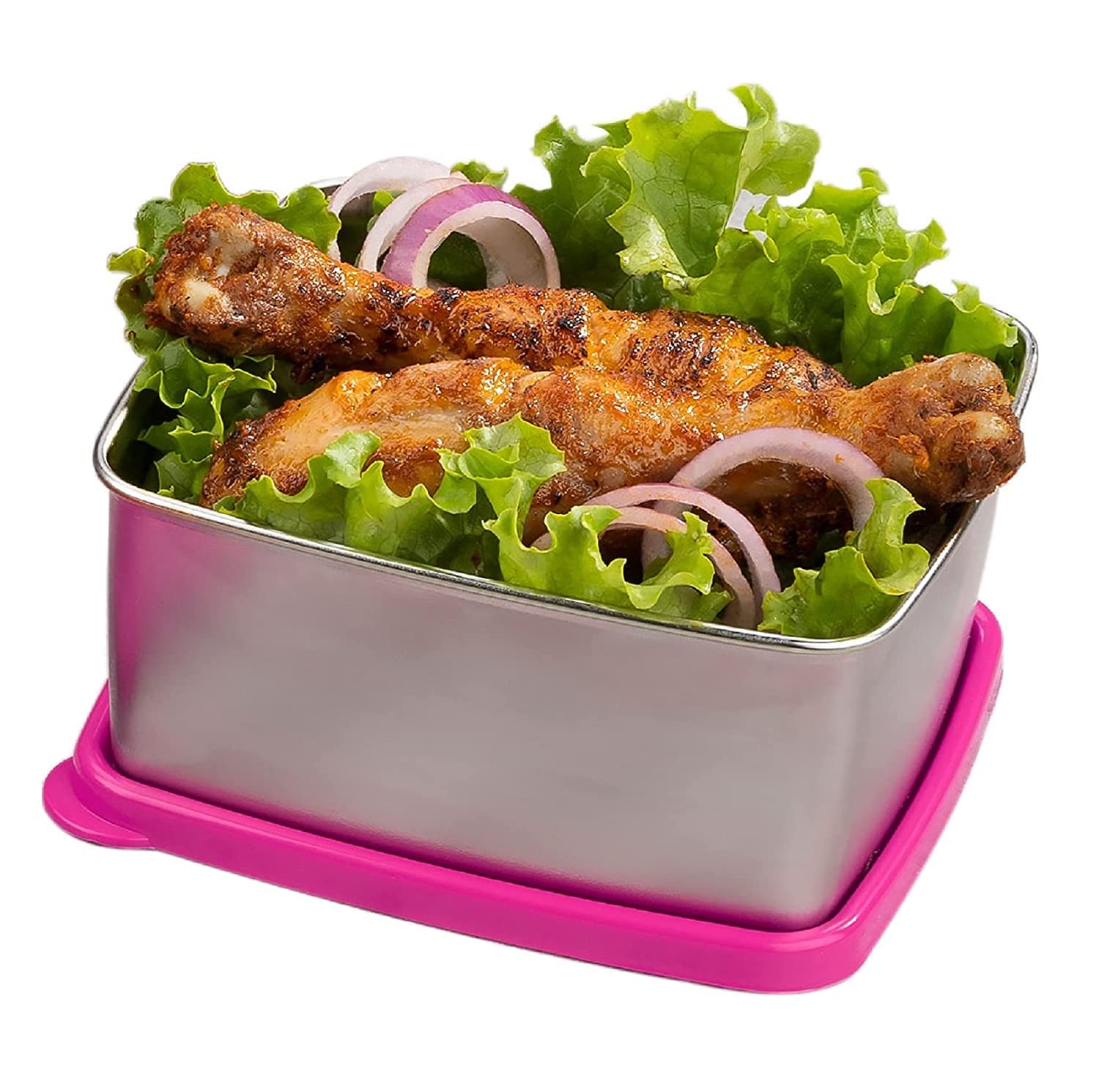 Signoraware Freezer Fresh Small Steel Container 600ml, (Set of 1),Pink (B095YYGNMJ) Amazon Price History, Amazon Price Tracker