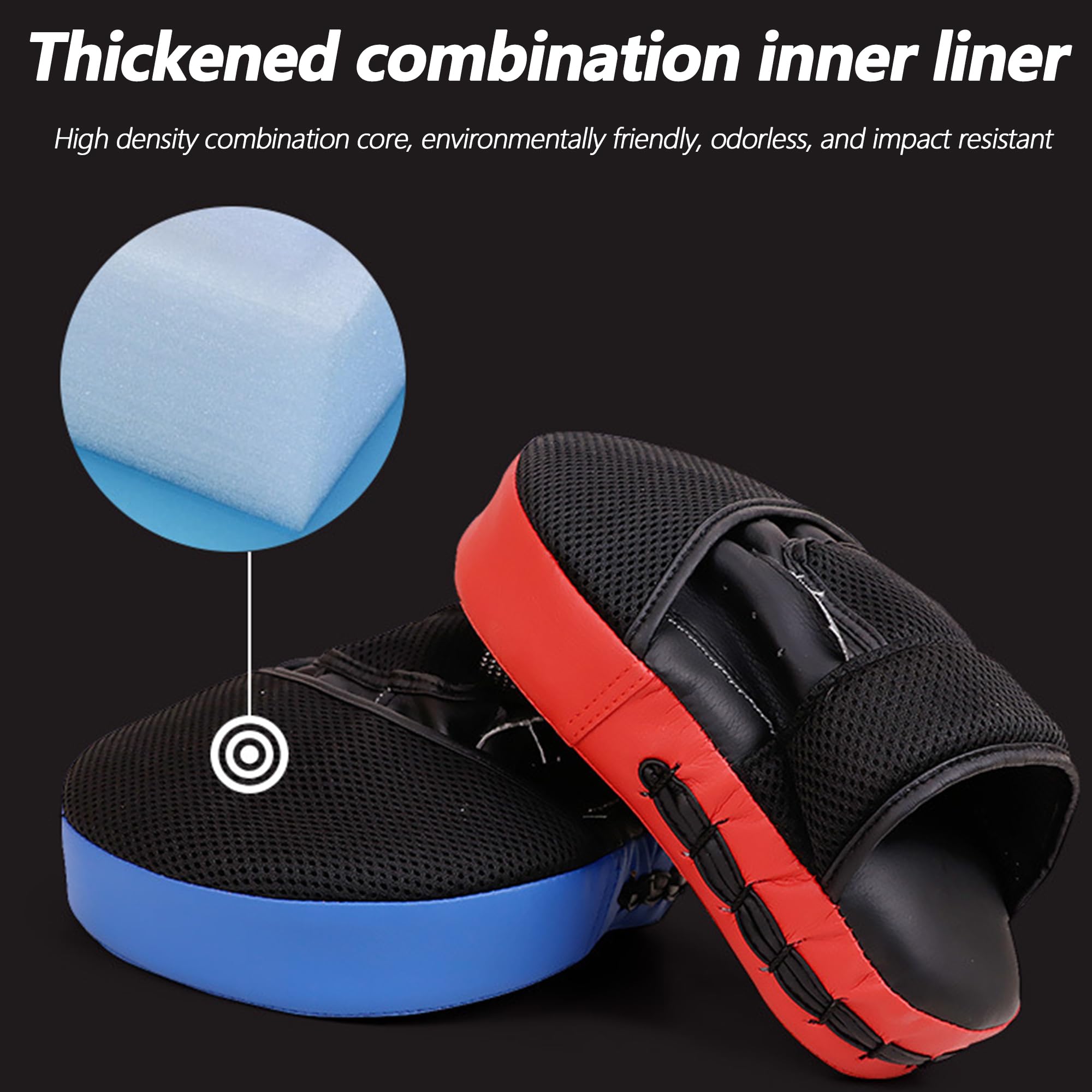 Pratzen Trainer Kickboxen Boxen, Pratzen Boxen Pad Bandagen Boxen, Handpratzen Kampfsport Boxen MMA Training, Boxing Pads für Muay Thai Kickboxen Bewegung Karate Taekwondo Martial