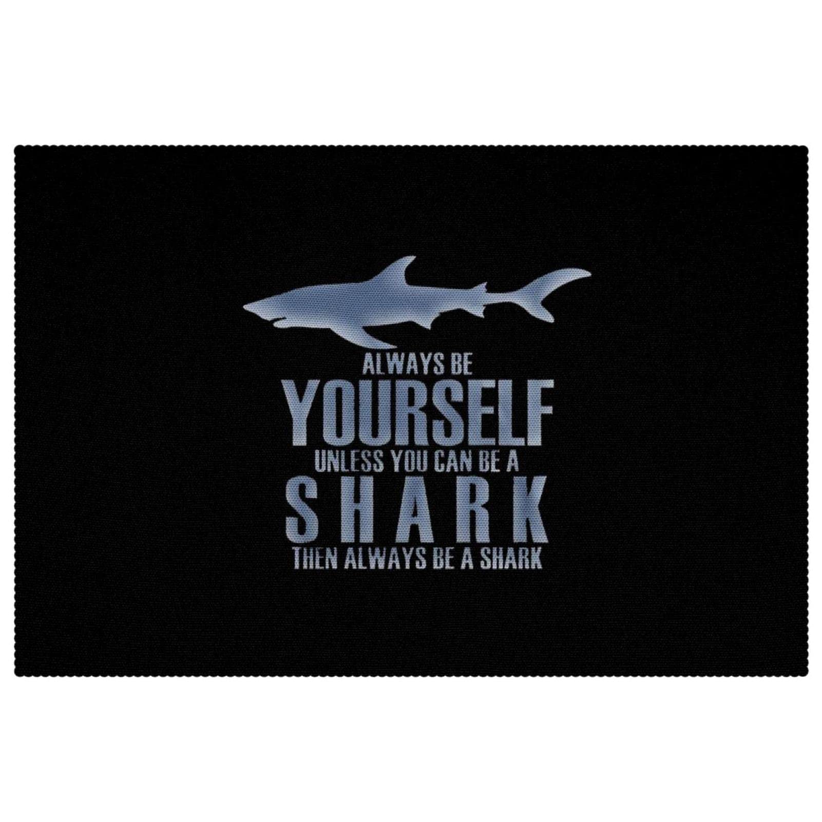 Sets de table requin x6 antidérapants et résistants à la chaleur 30x45cm