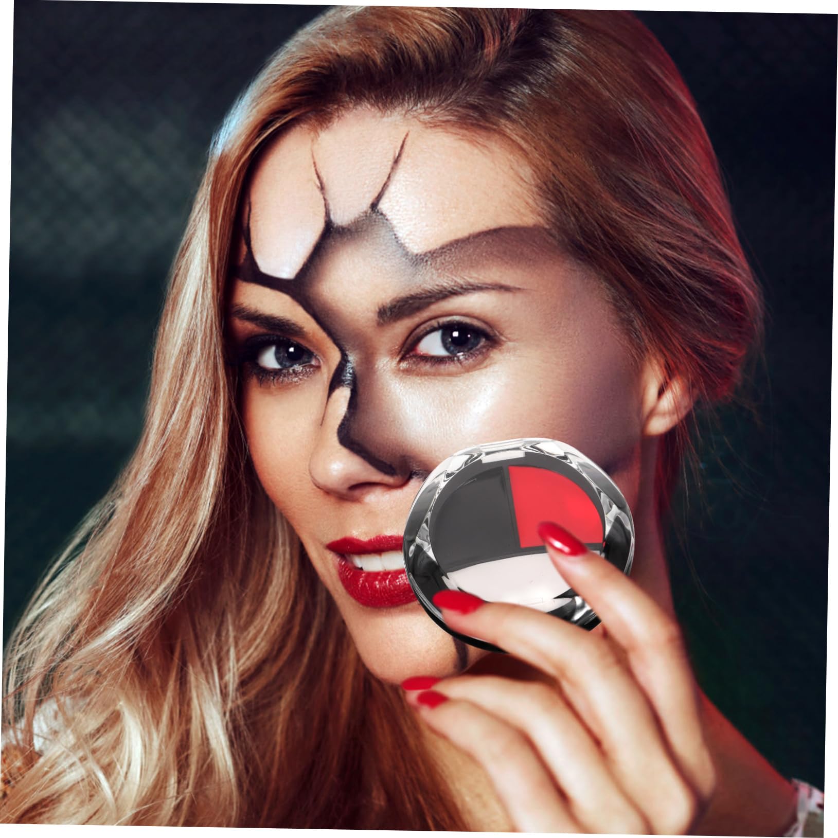 Abaodam 1 Set Diy Face Paint Clown Oil Paint Face Painting Kit Halloween Makeup Party