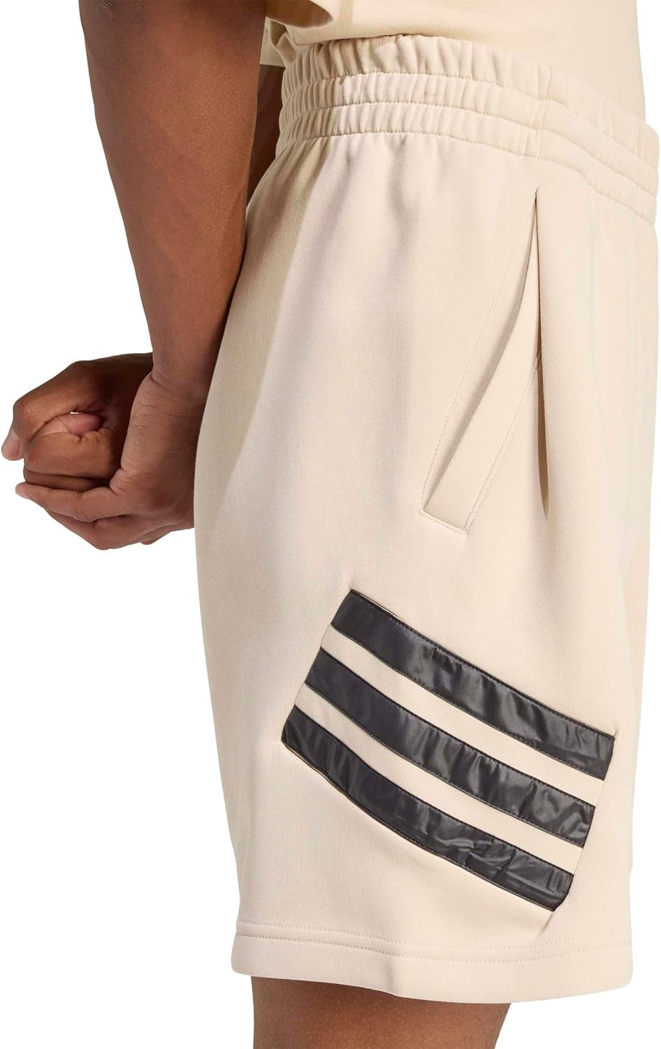 adidas Mens Future Icon 3-Stripes Woven Shorts - Image 4