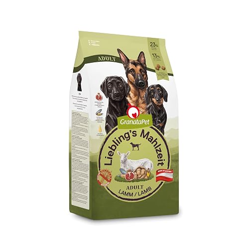 GranataPet Comida Favorita para Adultos, Cordero, 1,8 kg, Comida Seca para Perros