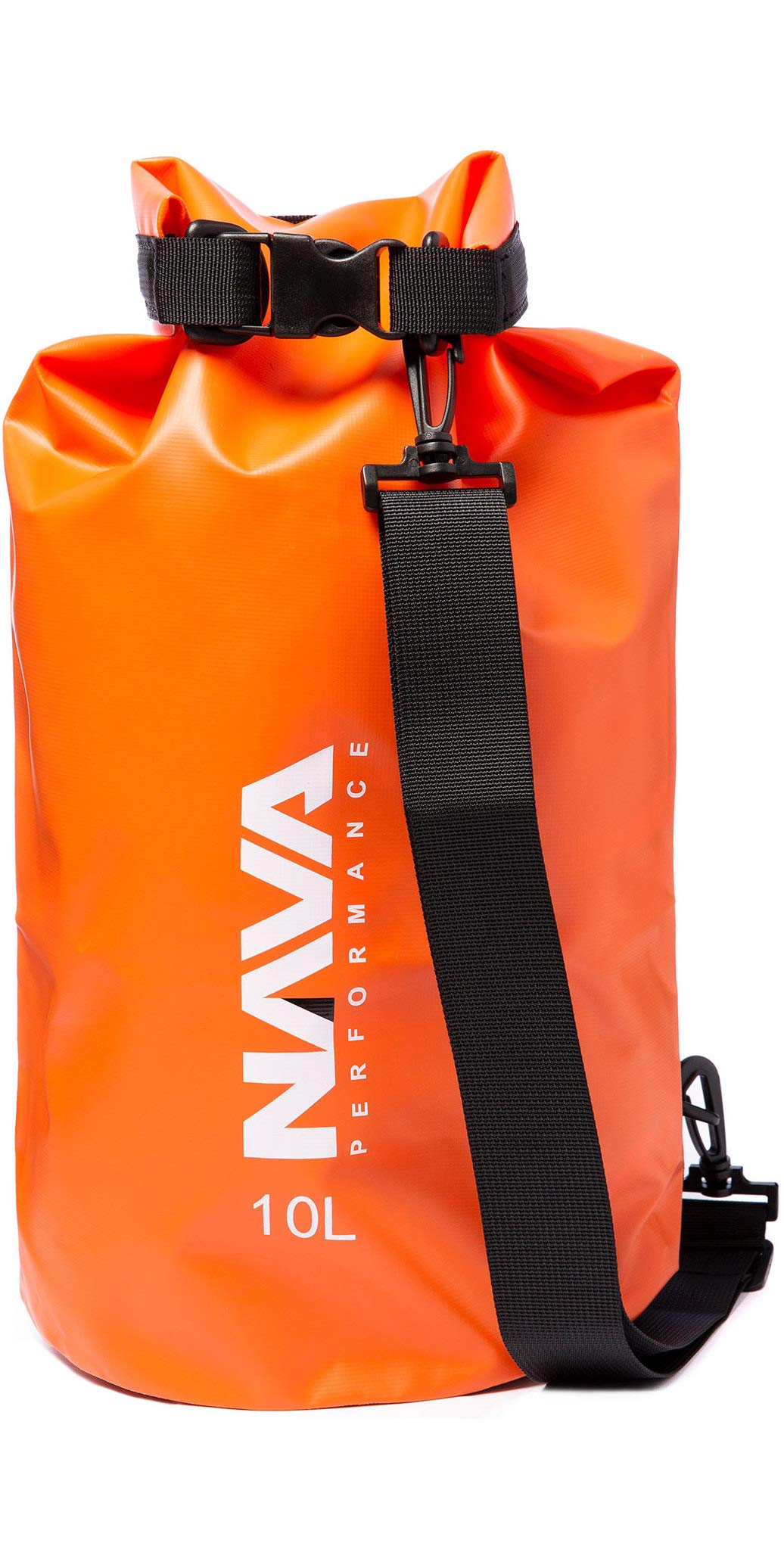 10L 10 Litre Capacity Drybag Dry Bag with D-Ring & Shoulder Strap - Orange - Unisex