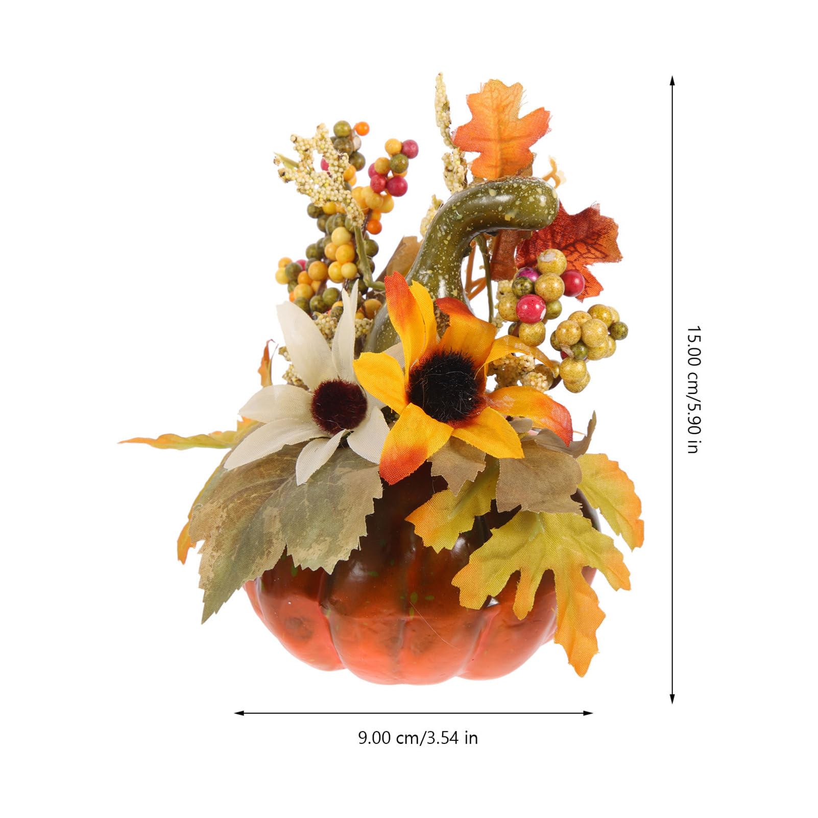 SEWACC Künstliche Kürbisdeko Qj703 aus Kunststoff für Herbstschmuck
