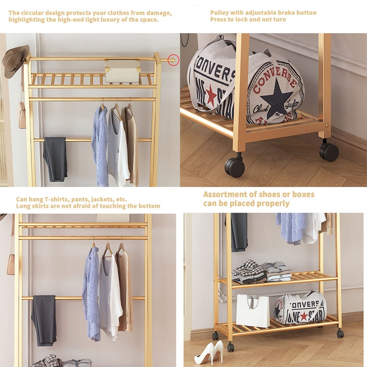 Amazon.co.jp: ハンガーラック パイプハンガー 頑丈 大容量 衣類収納