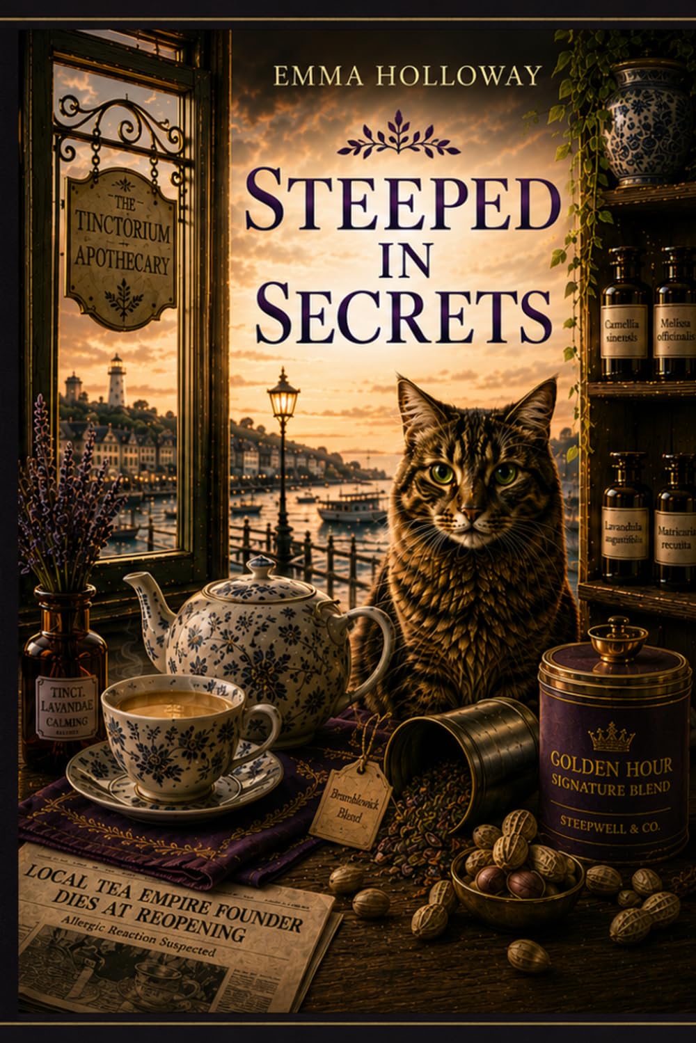 STEEPED IN SECRETS (The Elemental Mysteries)