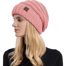 ZOORON Womens Winter Hat Slouchy Beanies for Women Cable Knit Winter Beanie Hats for Women Thick Cold Weather - Beanies Women