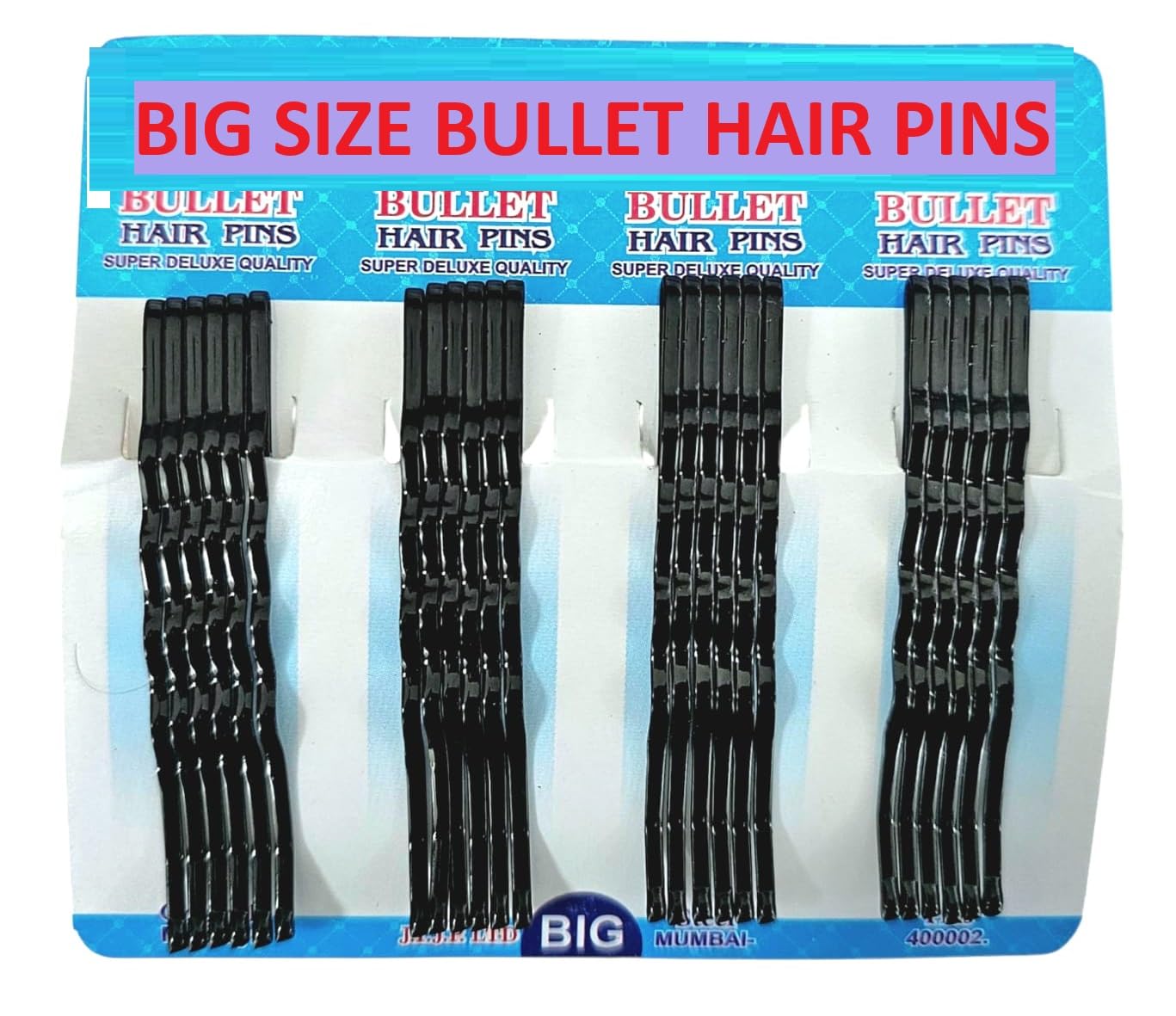 120pcs Big SIze Bullet Bobby Pins for Women Metal Hair Clips for Thick & Curly Hair – Hair Styling Accessories for Girls, Brides, Dancers, and Daily Use-(Large)-image-49