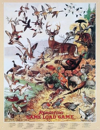 Signos de estaño Remington Sign, juego de carga juego 1139