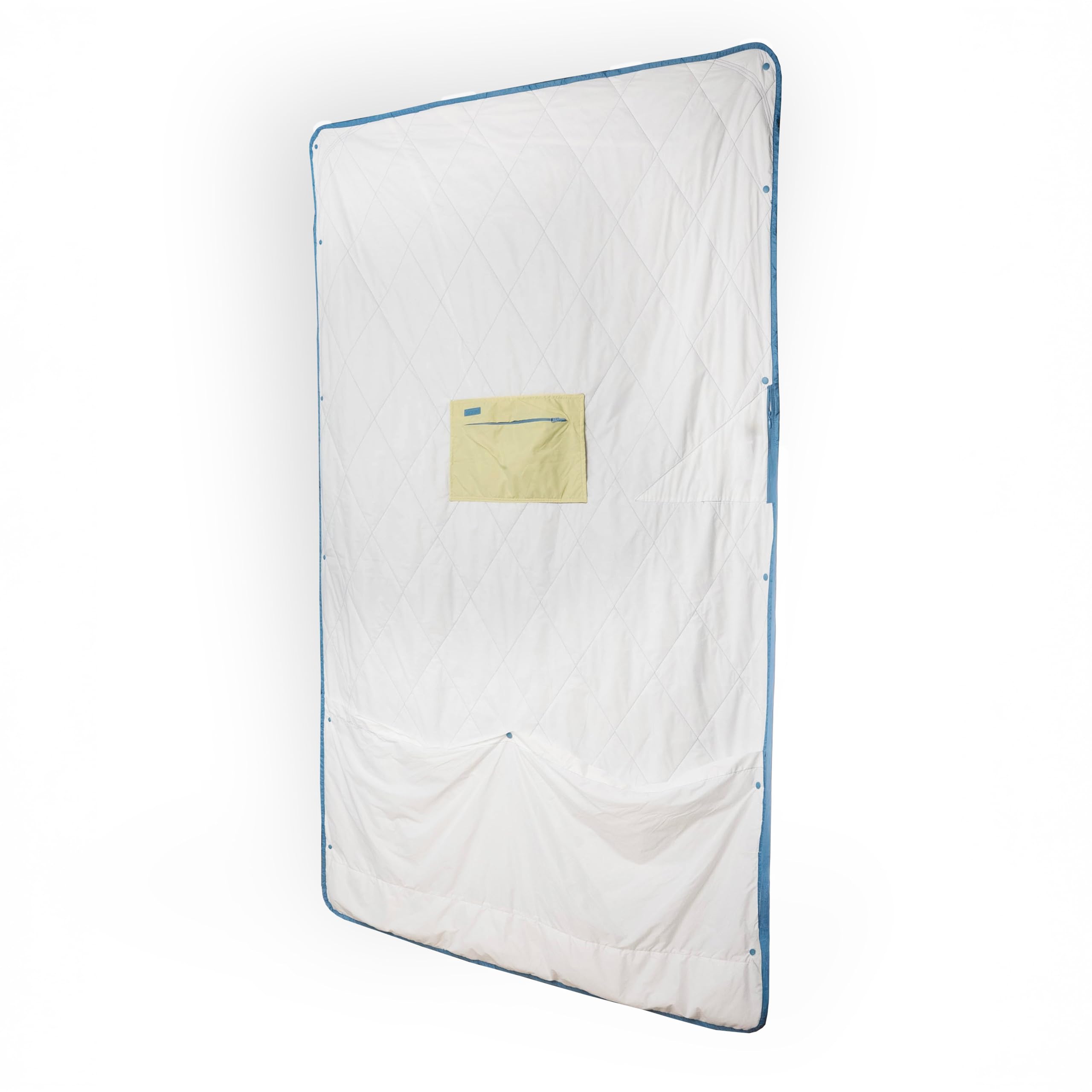 Gravel Layover Travel Blanket – Ultra-Light Compact Blanket for Camping and Outdoor Adventures - Down Alternative Portable Travel Blanket for Layovers &amp; Road Trips (Polar)