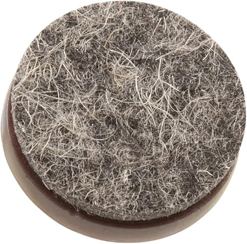 Miniatura 3 de Almohadillas redondas de diferentes usos para muebles y superficies duras. Se encastran en la superficiemueble. Tamaño 1 pulgada, color marrón (8