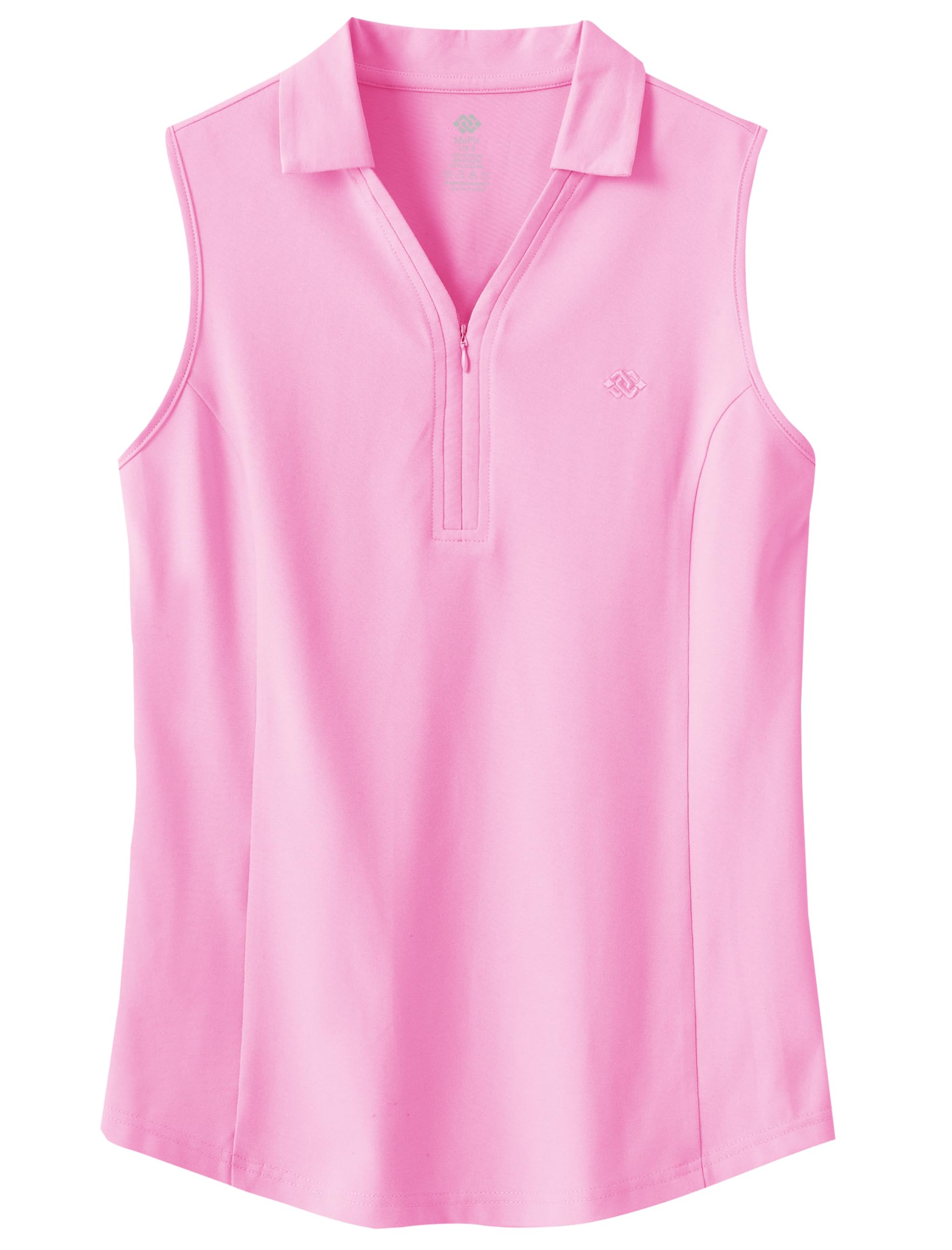 MoFiz Polo Senza Maniche Donna Camicia Golf Shirt Estiva Cotone Top Traspirante