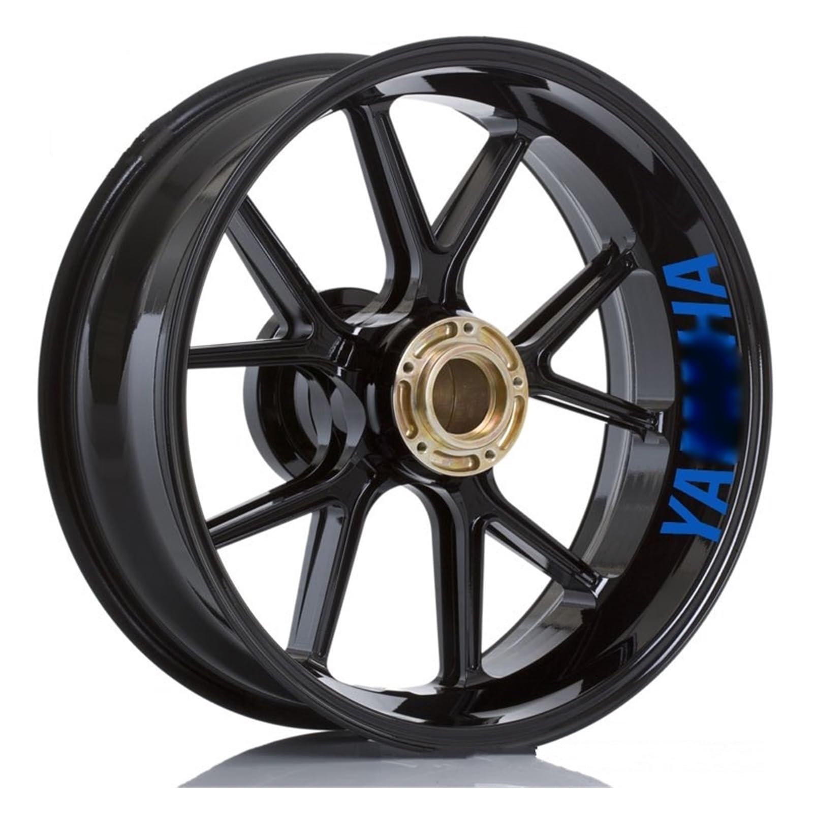 Sjhyll Inside3 For For Yzf R1 R6 Fz1 Fz8 Fz6 Xj6 For Mt03 Mt07 Mt09 Mt10 Motorcycle Wheel Reflective Rim Decal Sticker(Inside3)