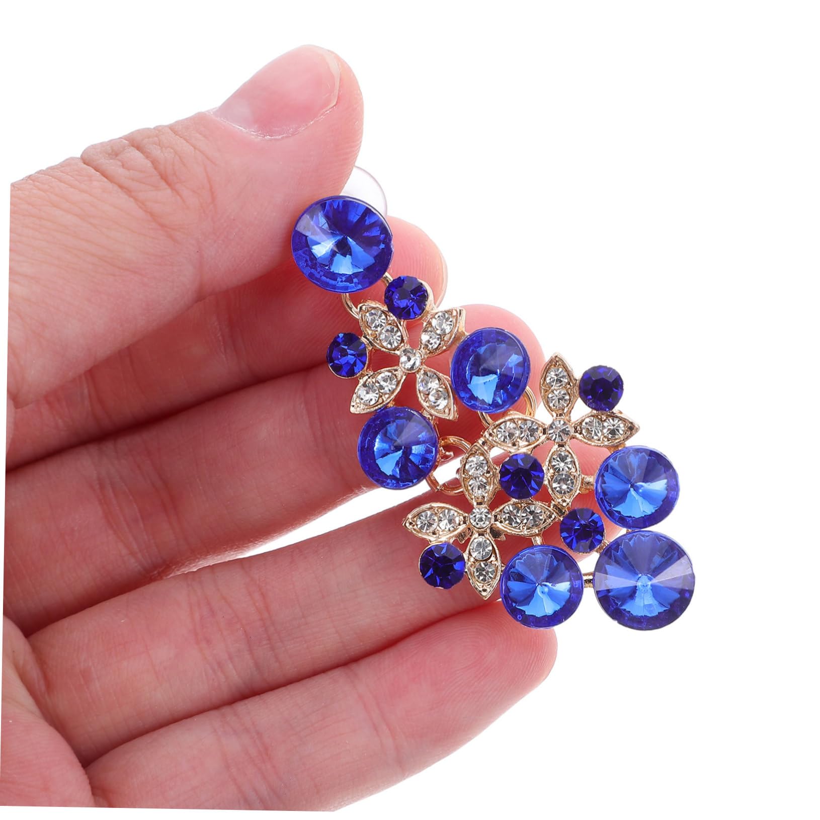 Conjunto de Joyas de Novia 1 Juego Aleación Rhinestone Azul