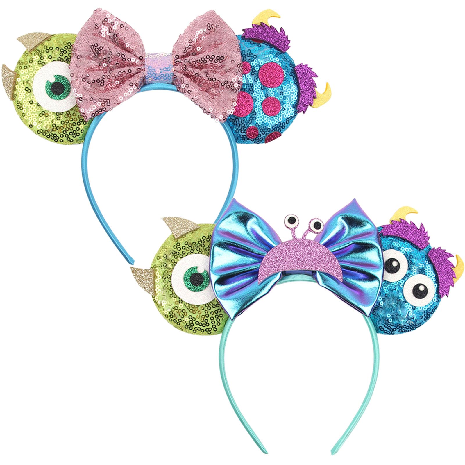 NEW MONSTER INC DISNEY EARS ONE HEADBAND New & Exclusive Boo Monster Inc Stretch Ears Headband is  main image 3