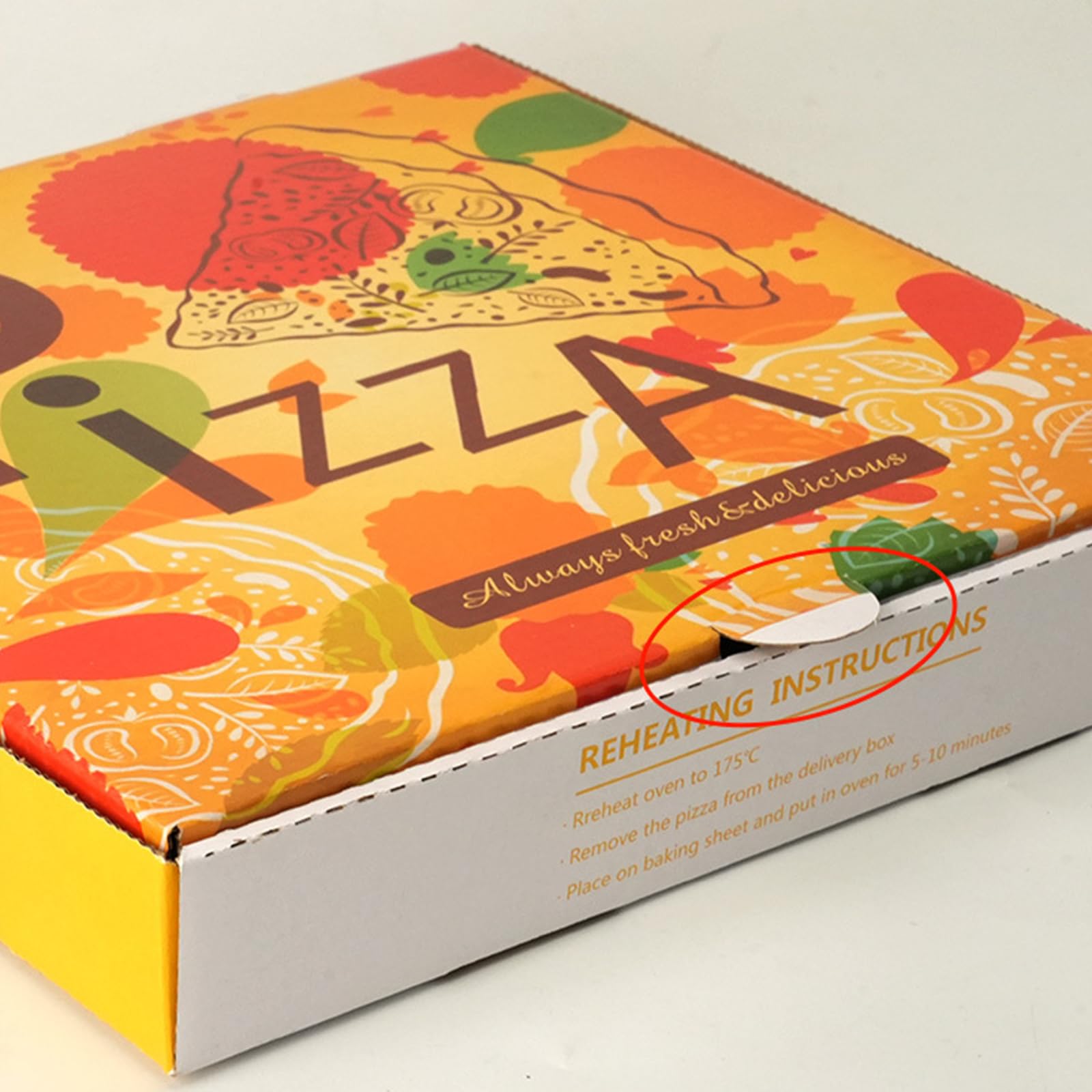 Amazon.co.jp: ピザボックス 12個 7 x 7インチ クラフト波型ピザ