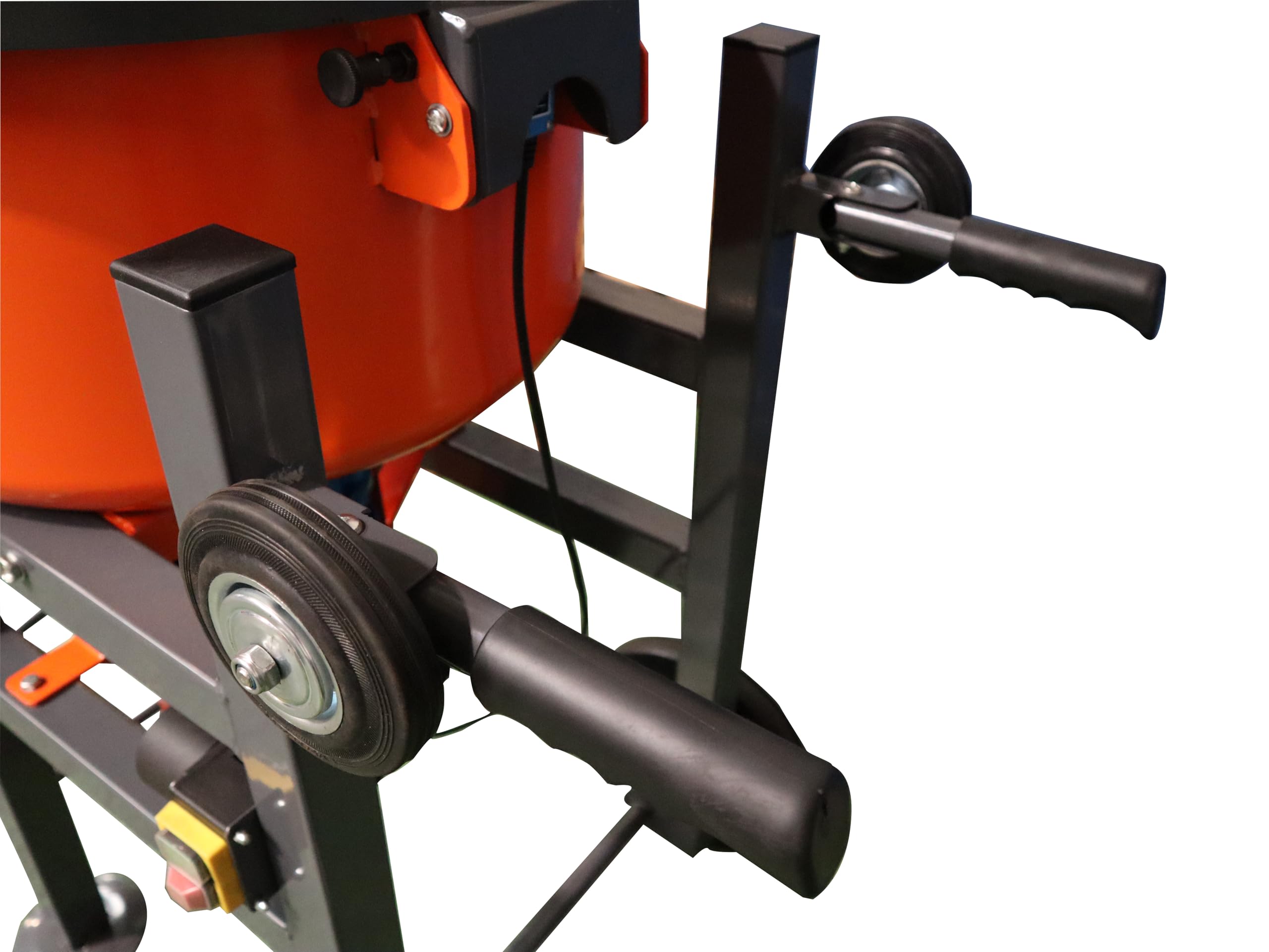 MH140 Profi Betonmischer 230V Zwangsmischer Mischmaschine Beton Zementmischer zum Anrühren von Mörtel, Zement, Putz, Beton, Schüttgut | 1500 Watt Motor | 130 Liter Trommelvolumen | 3 Rührarme
