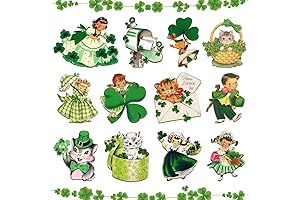 24Pcs Vintage St. Patricks Decorative Hanging Ornaments