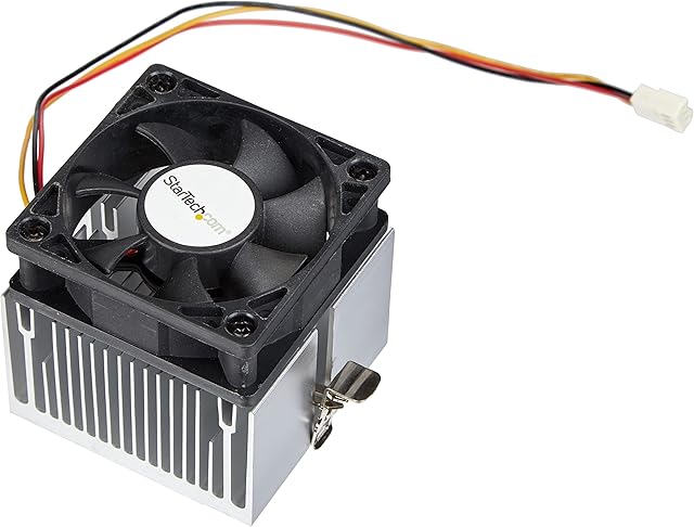 StarTech.com CPU Fan Socket A 60 x 65 mm with Heat Sink for AMD Duron or Athlon - PC Fan (Processor, Cooler, 6 cm, Socket 370, Intel® Pentium® III, 4500 RPM)