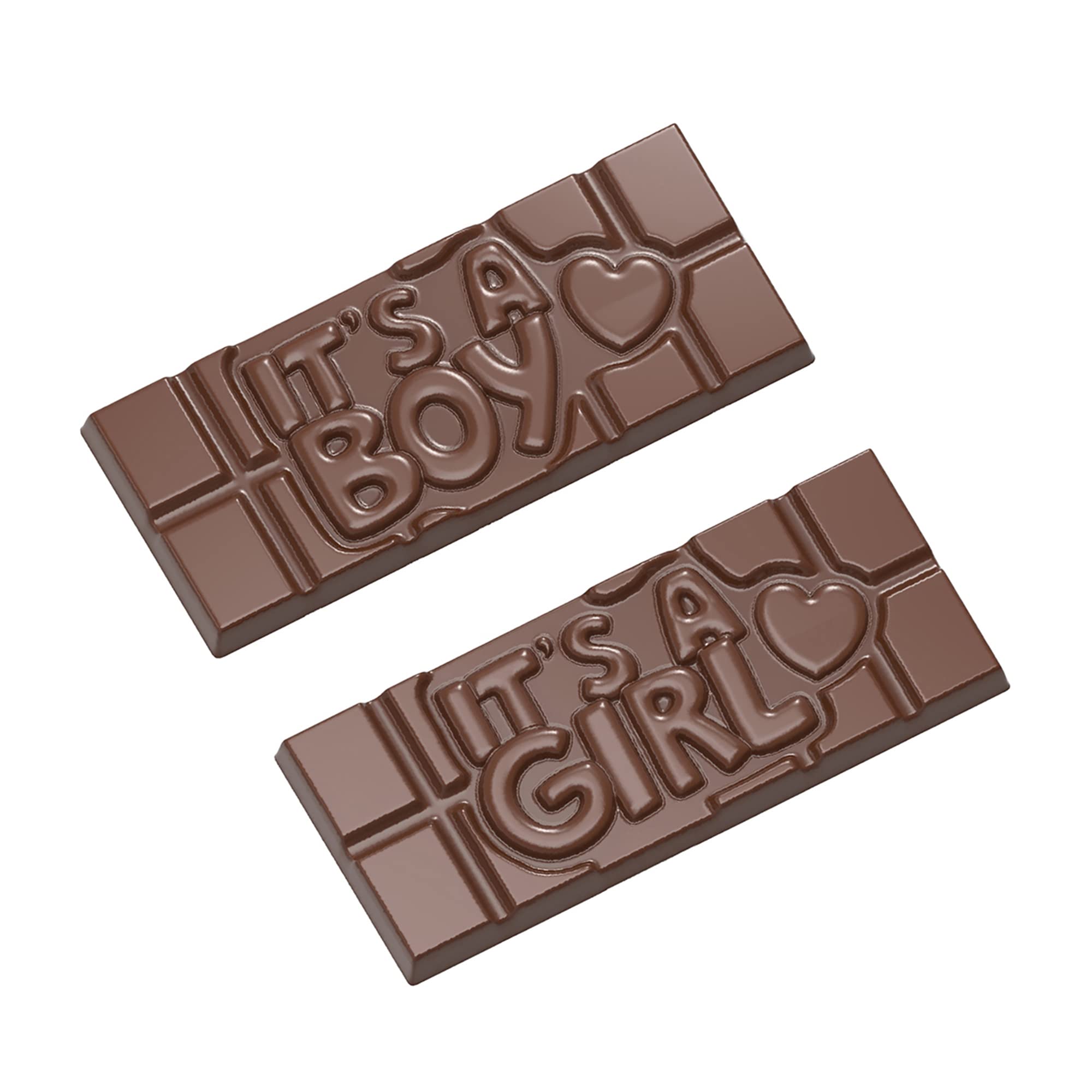 CW12012 – Chocolate World – It’s a Boy/It’s a Girl Tablet Polycarbonate Mould