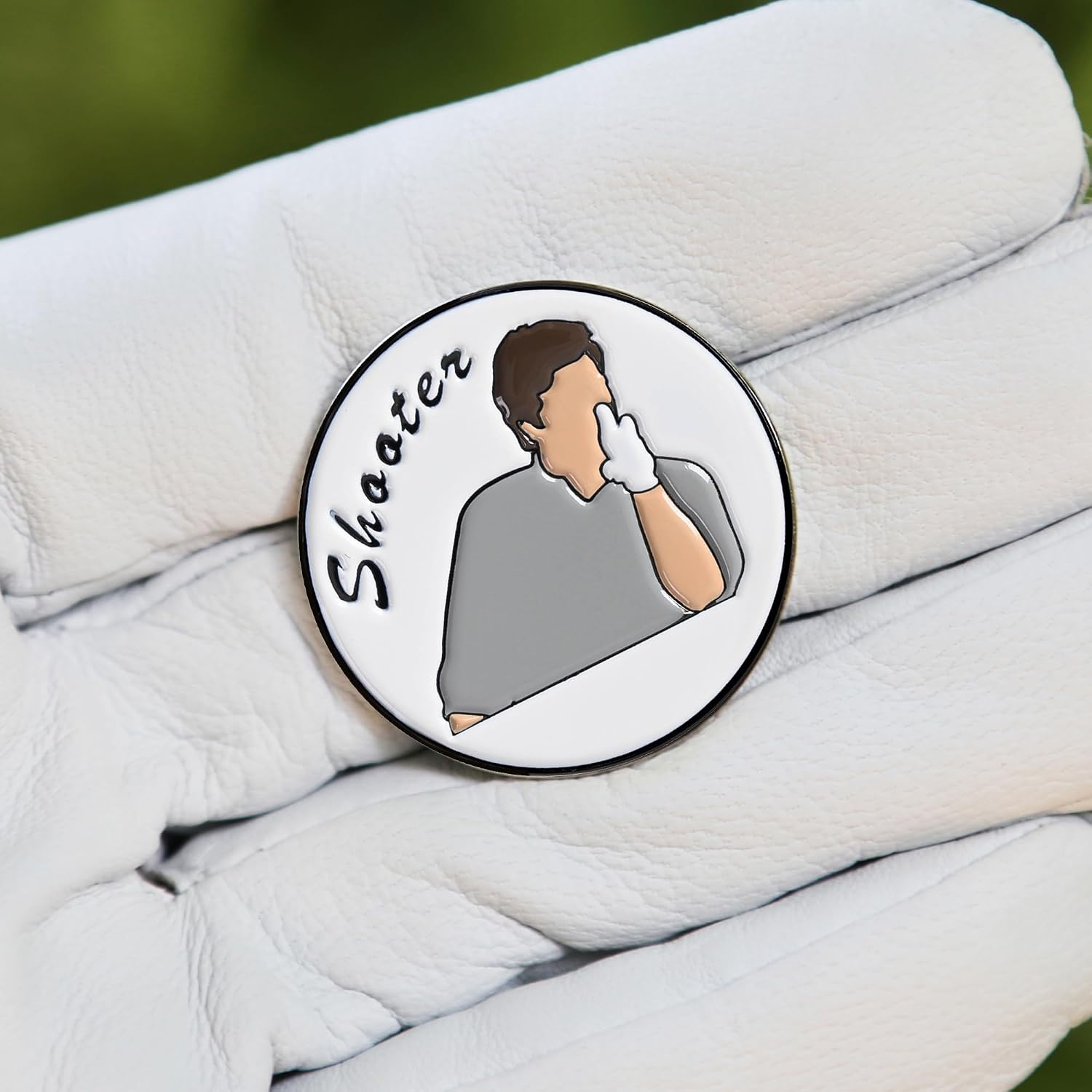 ZEETY Funny Golf Ball Marker with Magnetic Hat Clip, Golf Gifts image 4