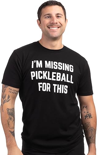 Miniatura 3 de I'm Missing Pickleball for This Divertida camiseta de chiste de paleta para hombres y mujeres