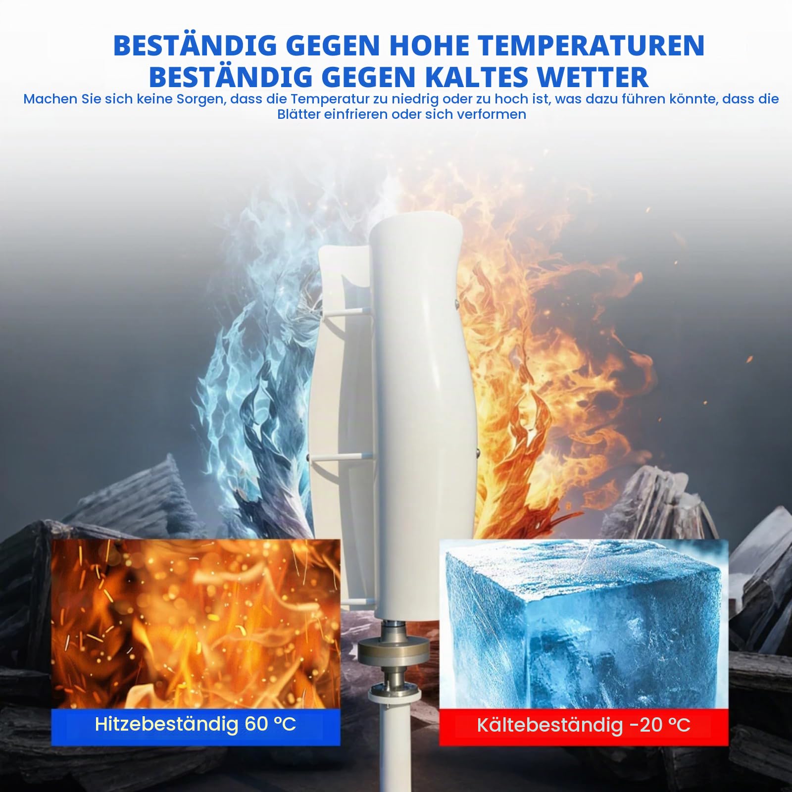 8000W Haushalt Windkraftanlage, 12V-220V Vertikal Magnetische Levitation kein Lärm Home Windkraftanlage mit Controller für Wohnmobile, Heimgebrauch, Garten Boote