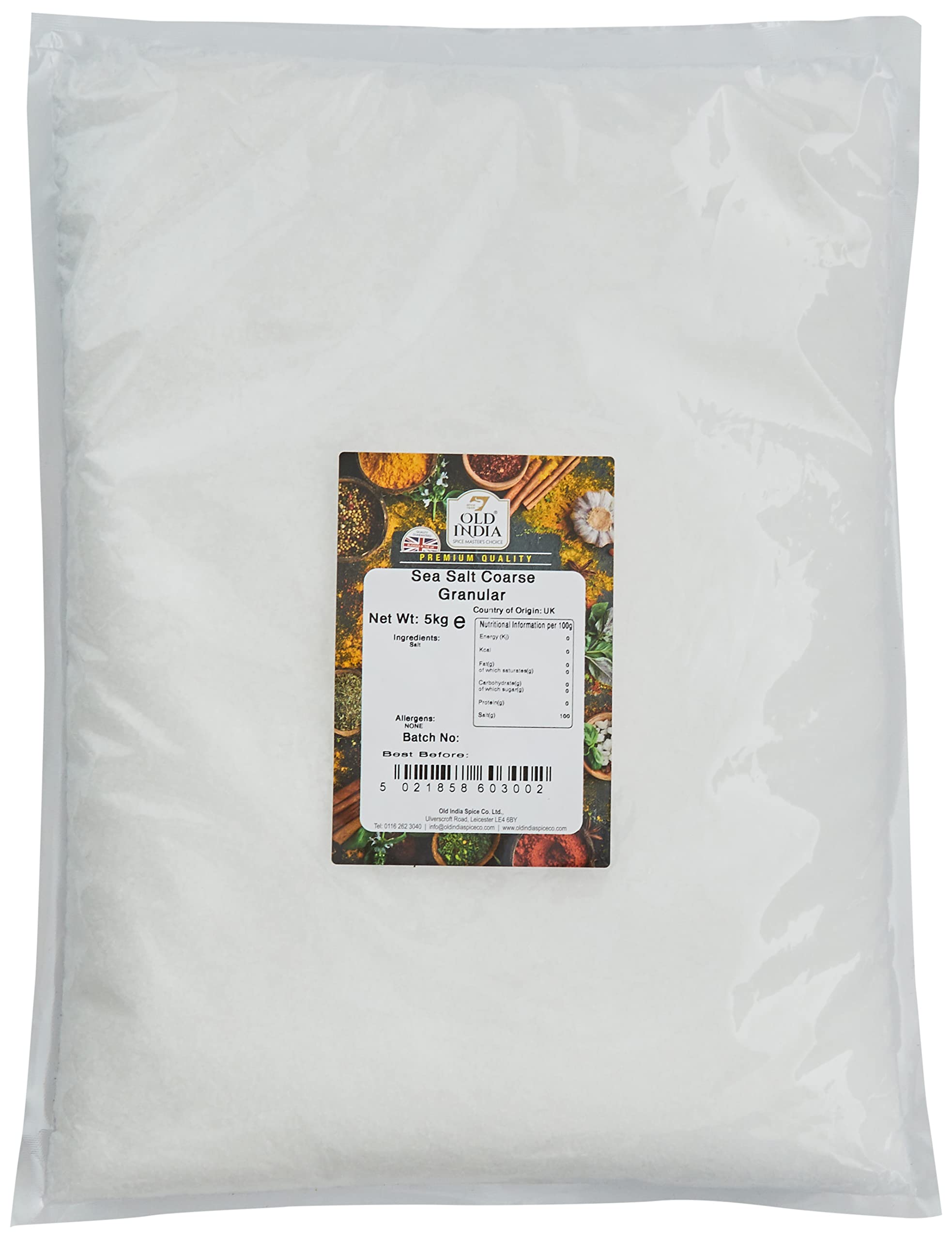 Old India Sea Salt Coarse Granular 5kg