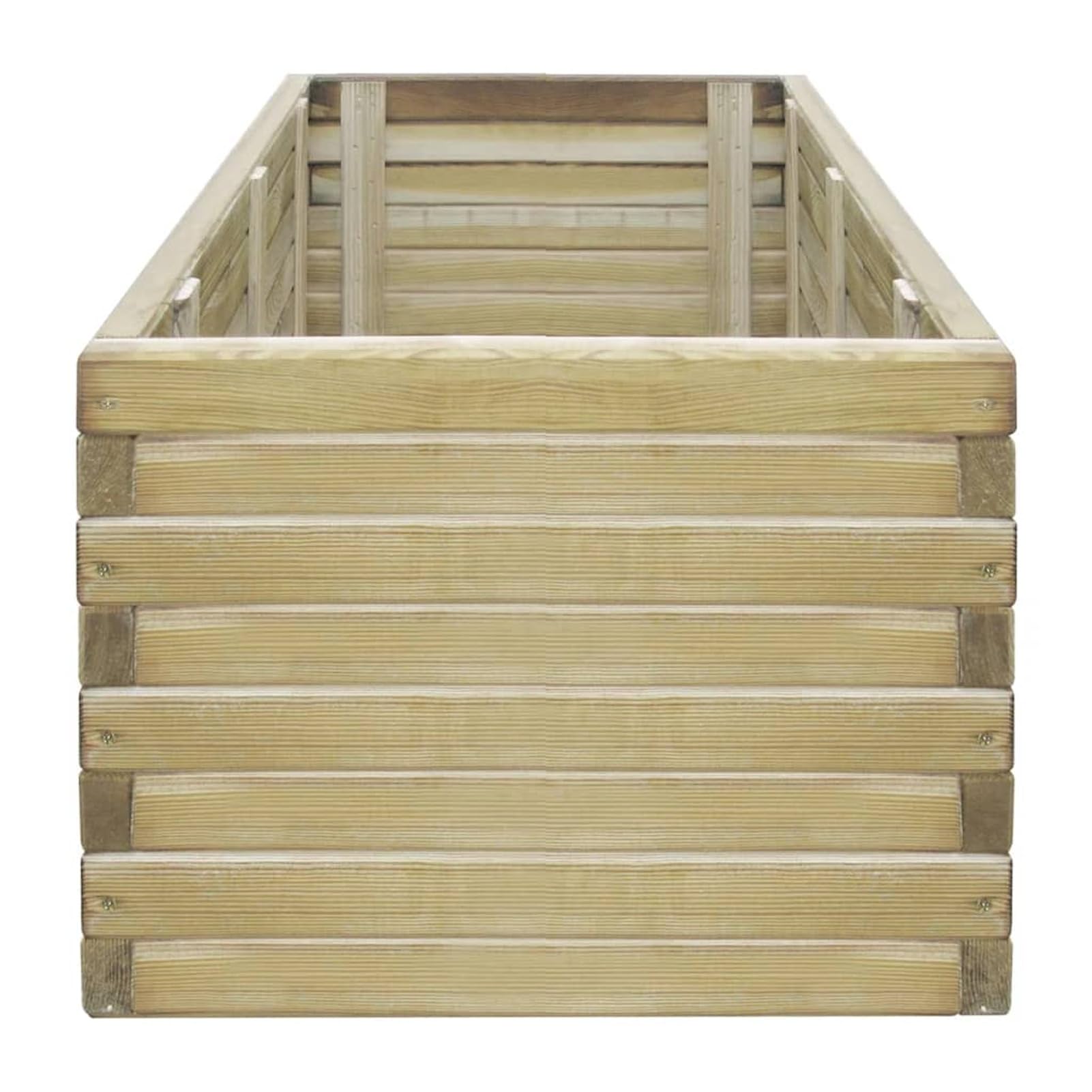 Arriate, Mesa De Cultivo, Huerto Domestico, Cultivo De Plantas Aromaticas, Arriate De Jardín, Rectangular de Madera 100x50x40 cm