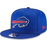 New Era NFL 9FIFTY Adjustable Snapback Hat Cap One Size Fits All (Buffalo Bills - Blue)