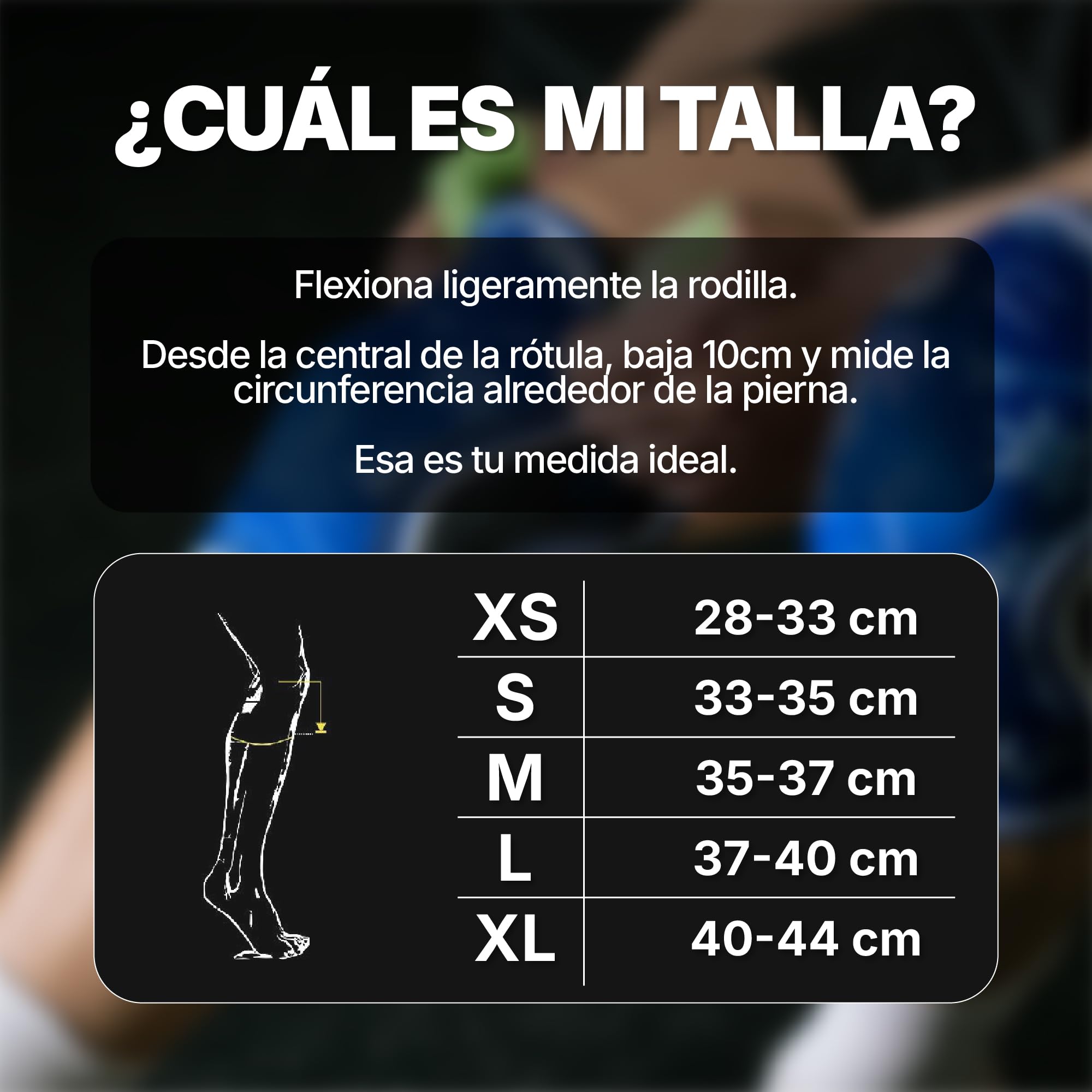 Banbroken | Rodilleras de Neopreno | Cross Training y Powerlifting | Soporte para menisco y ligamento | Para Levantamiento de pesas | 5 mm | 2 uds | XS | Azul