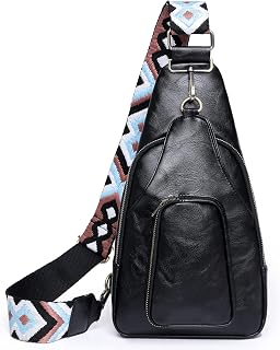 Sling Bag For Women Small Crossbody Sling Backpack Leather Sling Bag Multipurpose Chest Bag For Shopping Travel