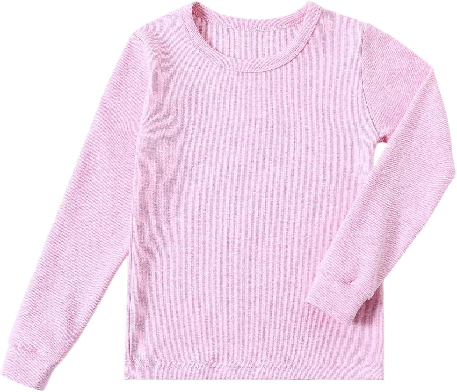 Kids Winter Thermal Underwear Long Johns Set Toddler Little Boys Girls Pajamas Warm Base Layer Set (3-8Years) - Image 2