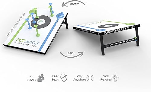 Miniatura 2 de POPDARTS Edición de tablero (1 tabla) – Divertido juego de lanzamiento en interiores o exteriores – Requiere habilidad – Fácil de configurar y