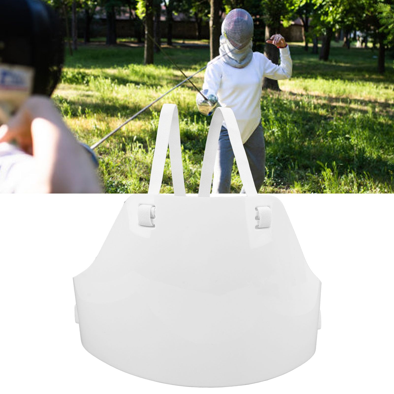 Fencer Chest Protector, Professional Breathable Fencing Chest Guard for Baseball for Men (L Size)