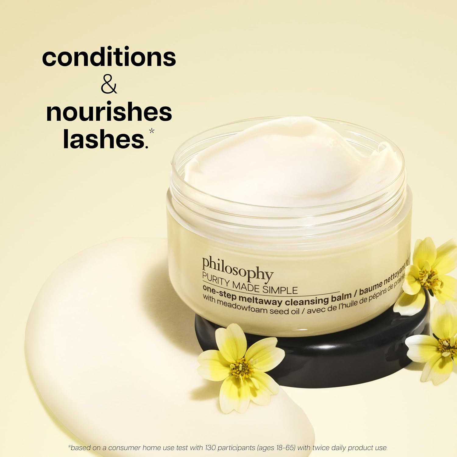 philosophy purity one-step meltaway cleansing balm – with hydrating glycerin – removes stubborn makeup & impurities – with nourishing meadowfoam seed oil - Image 3