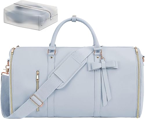 Bolsas de ropa para viajes para mujer, Azul, Mujer