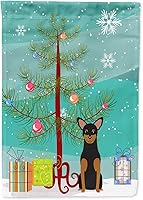 Vista 272 de Caroline's Treasures BB4243GF Bandera de jardín con texto en inglés «Merry Christmas» con texto en inglés «Merry Christmas», bandera decorativa