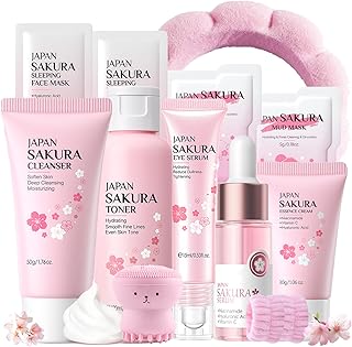 Sakura - Set de cuidado de la piel para mujer...