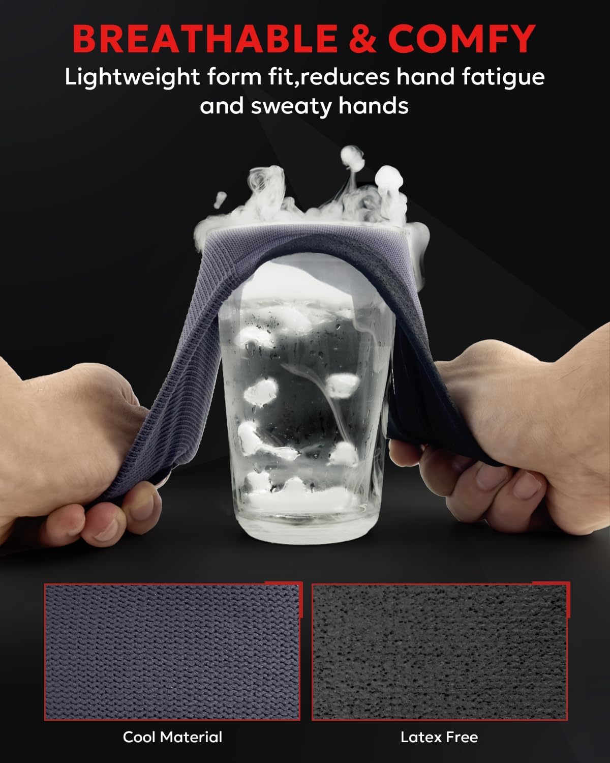 Work Gloves MicroFoam Nitrile Coated,12 Pairs Ultra-light Breathable Touchscreen Seamless Knit Nylon Glove - Image 4