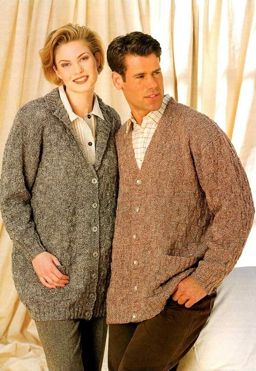 Patons Knitting Pattern 2006 - Dk - Ladies Mens Cardigan Jacket
