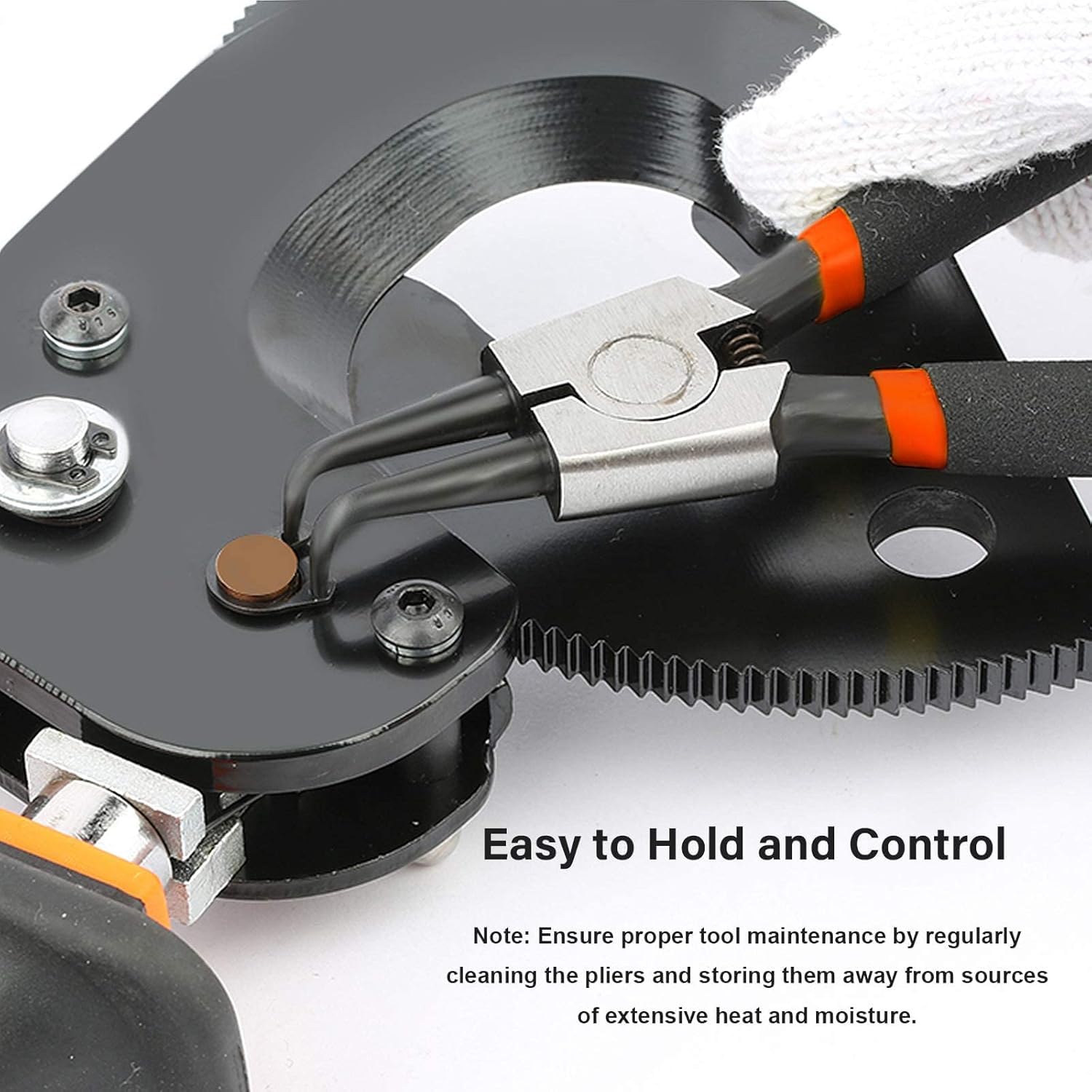 Juego de 4 Alicates Circlip 150mm 6 pulgadas Profesionales Alicates para Anillos Arandelas de Presión Recto Curvados Internos y Externos Mangos Antideslizantes con Bolsa de Almacenamiento