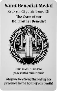 SercelPress: Saint Benedict Medal Explained: Pocket PrayerFulls: Durable Wallet Prayer Cards: Catholic Medals