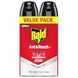 Raid Ant & Roach Killer 26, Fragrance Free Bug Killer for Home Use, Kills Bugs on Contact, 17.5 Oz, 2 Count