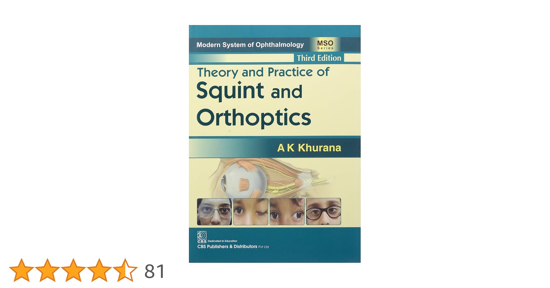 Theory And Practice Of Squint And Orthoptics 3Ed (Hb 2024) (Mso